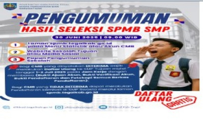 Pengumuman Seleksi Penerimaan Siswa Baru (SPMB) Tahun Pelajaran 2025/2026